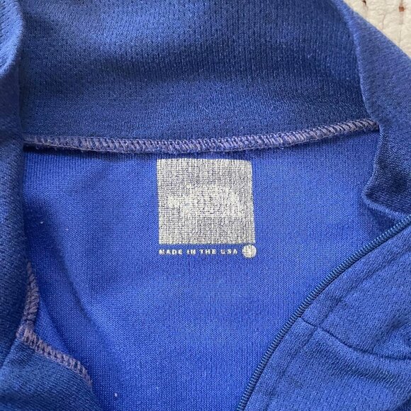 The North Face Women's Blue Quarter Zip Pullover - Size L - Picture 4 of 4